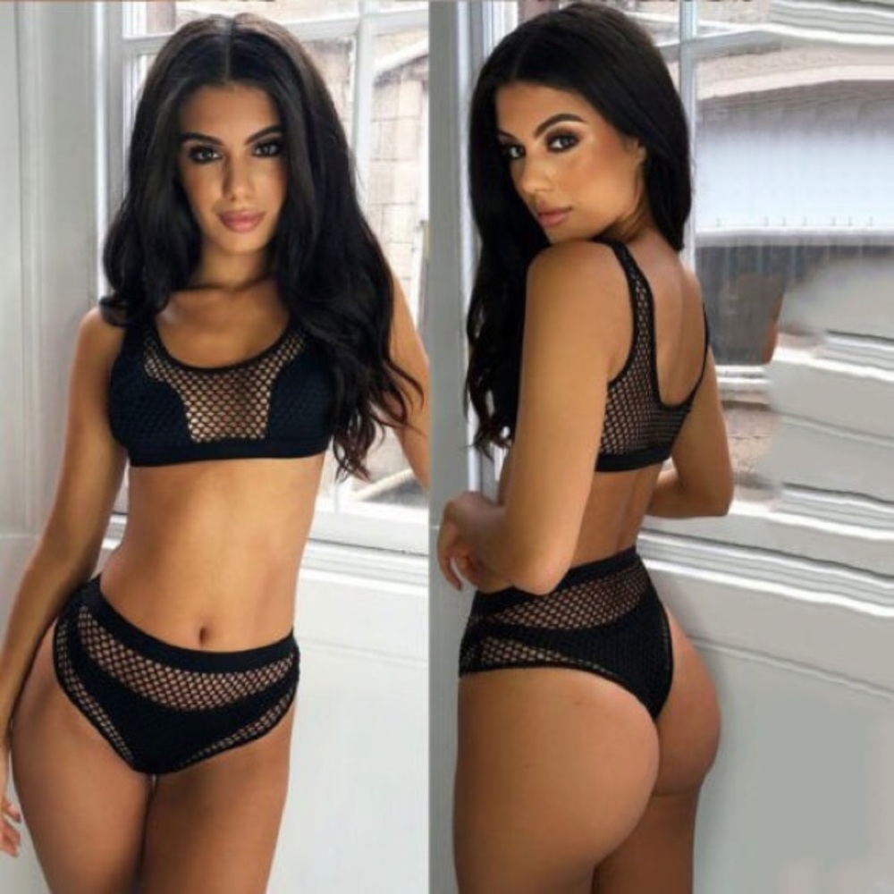 NEW! Fishnet Bikini - Picture 2 of 8
